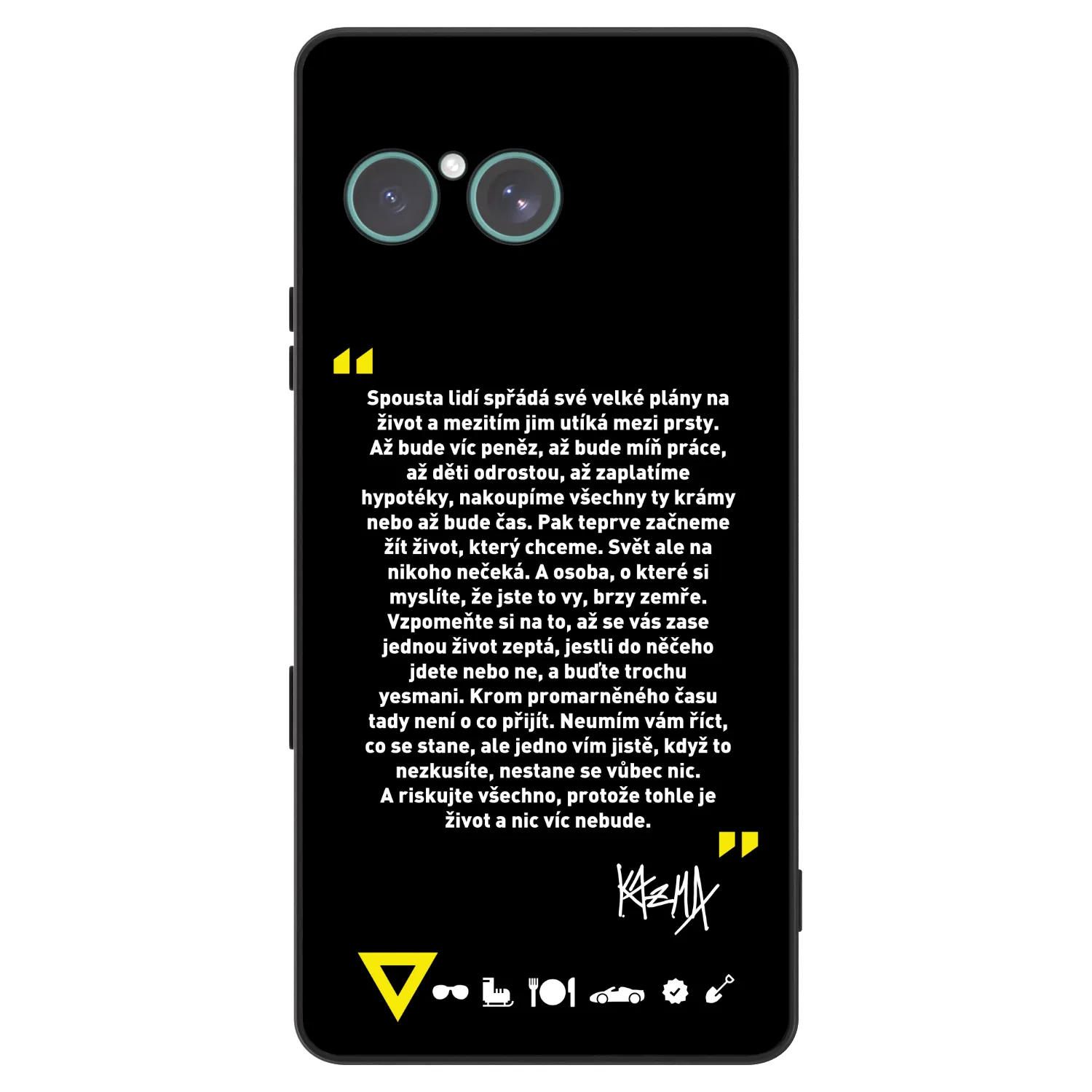 Picasee ULTIMATE CASE pro Sony Xperia 10 VII - Kazma - BUĎTE TROCHU YESMANI