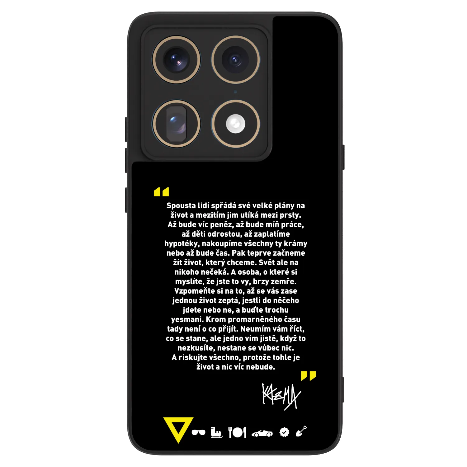 Picasee ULTIMATE CASE pro Motorola Signature - Kazma - BUĎTE TROCHU YESMANI