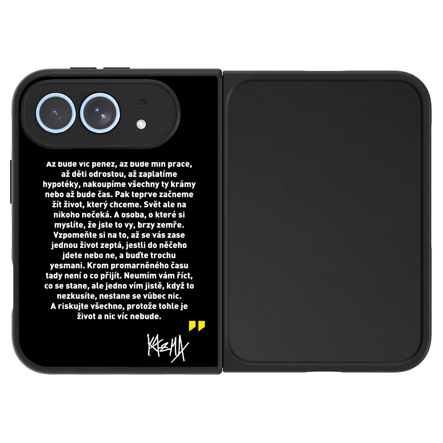 Picasee ULTIMATE CASE MagSafe pro Apple iPhone Duo - Kazma - BUĎTE TROCHU YESMANI