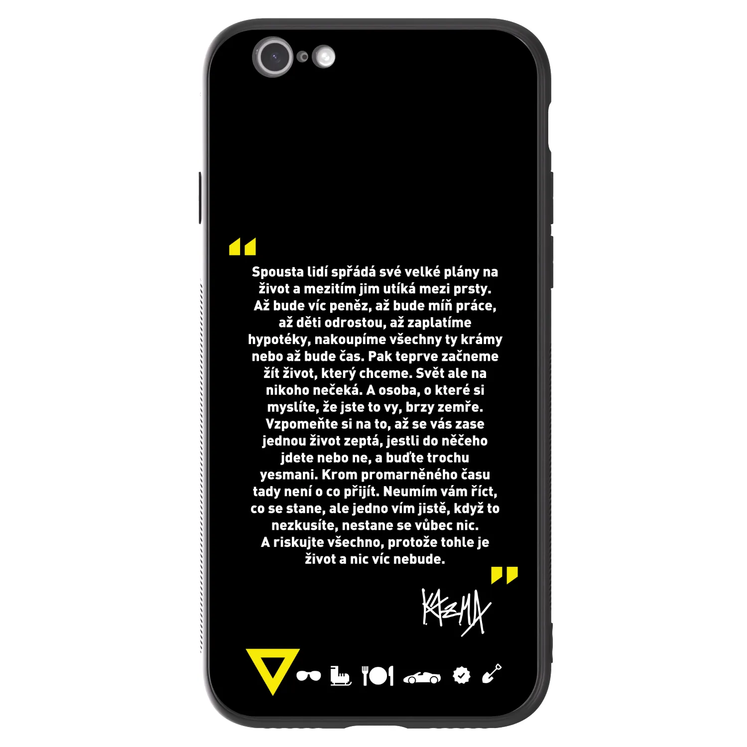 Picasee ULTIMATE CASE pro Apple iPhone 6/6S - Kazma - BUĎTE TROCHU YESMANI