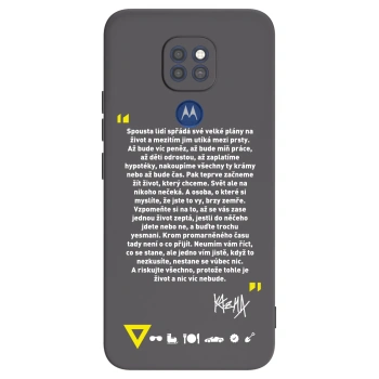 Obal pro Motorola Moto G9 Play - Kazma - BUĎTE TROCHU YESMANI