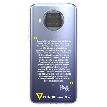 Picasee silikonový průhledný obal pro Xiaomi Mi 10T Lite - Kazma - BUĎTE TROCHU YESMANI