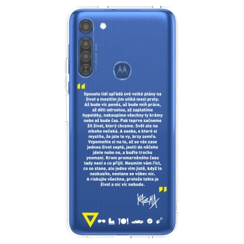 Obal pro Motorola Moto G8 - Kazma - BUĎTE TROCHU YESMANI