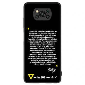 Obal pro Xiaomi Poco X3 - Kazma - BUĎTE TROCHU YESMANI