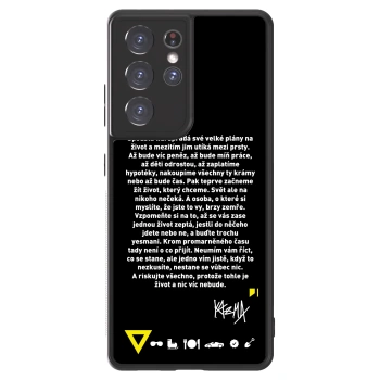 Picasee ULTIMATE CASE pro Samsung Galaxy S21 Ultra 5G G998B - Kazma - BUĎTE TROCHU YESMANI