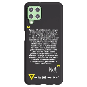 Picasee silikonový černý obal pro Samsung Galaxy A22 A225F 4G - Kazma - BUĎTE TROCHU YESMANI