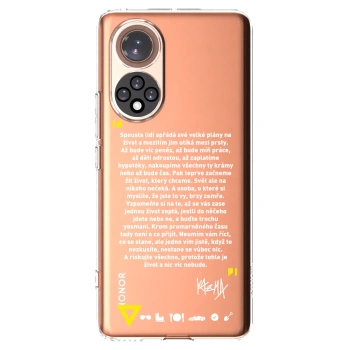 Picasee silikonový průhledný obal pro Huawei Nova 9 - Kazma - BUĎTE TROCHU YESMANI