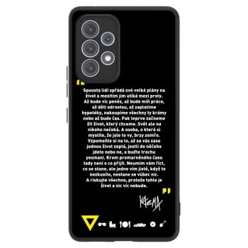 Picasee ULTIMATE CASE pro Samsung Galaxy A53 5G A536 - Kazma - BUĎTE TROCHU YESMANI