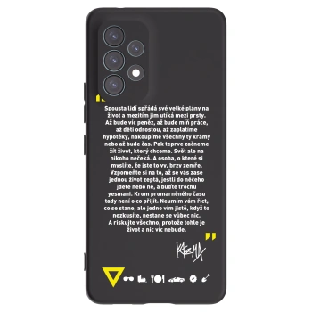 Picasee silikonový černý obal pro Samsung Galaxy A53 5G A536 - Kazma - BUĎTE TROCHU YESMANI