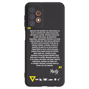 Picasee silikonový černý obal pro Samsung Galaxy A23 A236B 5G - Kazma - BUĎTE TROCHU YESMANI
