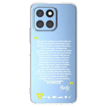 Picasee silikonový průhledný obal pro Honor X6 - Kazma - BUĎTE TROCHU YESMANI