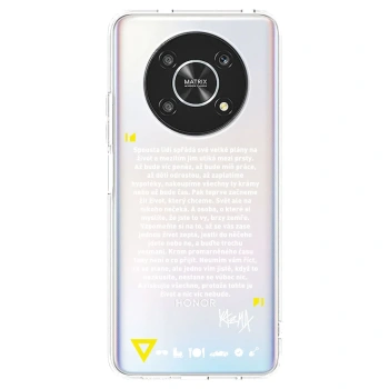 Picasee silikonový průhledný obal pro Honor Magic4 Lite 5G - Kazma - BUĎTE TROCHU YESMANI