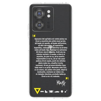Picasee silikonový průhledný obal pro Motorola Edge 40 - Kazma - BUĎTE TROCHU YESMANI