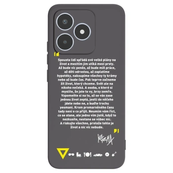 Picasee silikonový černý obal pro Realme C53 - Kazma - BUĎTE TROCHU YESMANI