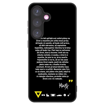 Picasee ULTIMATE CASE pro Samsung Galaxy S24+ S926B 5G - Kazma - BUĎTE TROCHU YESMANI