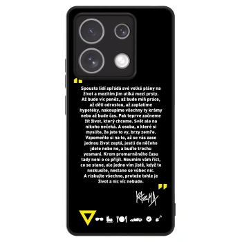 Picasee ULTIMATE CASE pro Xiaomi Redmi Note 13 5G - Kazma - BUĎTE TROCHU YESMANI