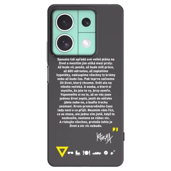 Picasee silikonový černý obal pro Xiaomi Redmi Note 13 5G - Kazma - BUĎTE TROCHU YESMANI