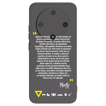 Picasee silikonový černý obal pro Honor Magic6 Lite 5G - Kazma - BUĎTE TROCHU YESMANI