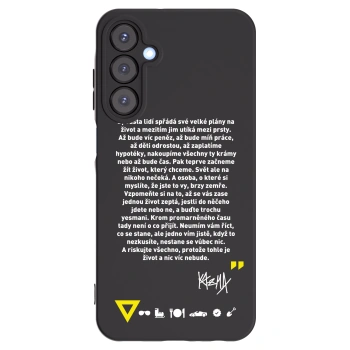 Picasee silikonový černý obal pro Samsung Galaxy A25 A256B 5G - Kazma - BUĎTE TROCHU YESMANI