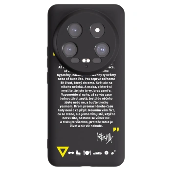 Picasee silikonový černý obal pro Xiaomi 14 Ultra - Kazma - BUĎTE TROCHU YESMANI