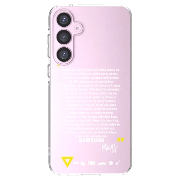 Picasee silikonový průhledný obal pro Samsung Galaxy A55 5G A556B - Kazma - BUĎTE TROCHU YESMANI