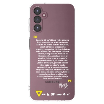 Picasee silikonový průhledný obal pro Samsung Galaxy A05s A057G - Kazma - BUĎTE TROCHU YESMANI