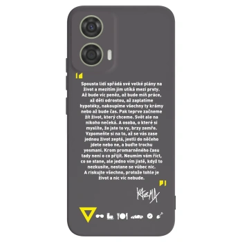 Obal pro Motorola Moto G24 - Kazma - BUĎTE TROCHU YESMANI