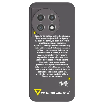 Picasee silikonový černý obal pro OnePlus 11 5G - Kazma - BUĎTE TROCHU YESMANI