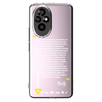 Picasee silikonový průhledný obal pro Honor 200 Pro 5G - Kazma - BUĎTE TROCHU YESMANI