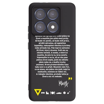 Picasee silikonový černý obal pro Xiaomi 14T Pro - Kazma - BUĎTE TROCHU YESMANI
