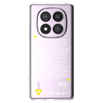 Picasee silikonový průhledný obal pro Xiaomi Redmi Note 14 Pro 5G - Kazma - BUĎTE TROCHU YESMANI
