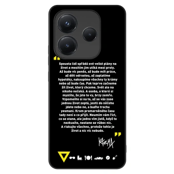 Picasee ULTIMATE CASE pro Xiaomi Redmi Note 14 5G - Kazma - BUĎTE TROCHU YESMANI