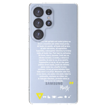 Picasee silikonový průhledný obal pro Samsung Galaxy S25 Ultra 5G - Kazma - BUĎTE TROCHU YESMANI