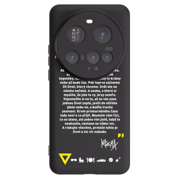 Picasee silikonový černý obal pro Xiaomi 15 Ultra - Kazma - BUĎTE TROCHU YESMANI
