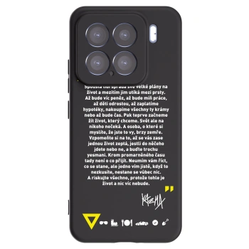 Picasee silikonový černý obal pro Xiaomi 15 - Kazma - BUĎTE TROCHU YESMANI