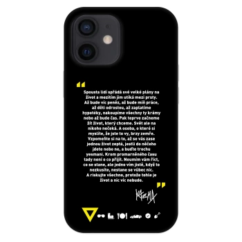 Obal pro Apple iPhone 12 mini - Kazma - BUĎTE TROCHU YESMANI