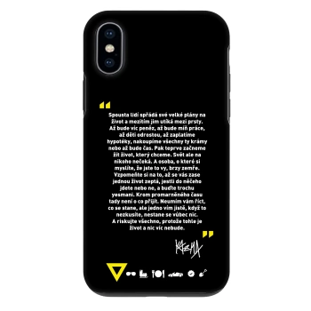 Obal pro Apple iPhone X/XS - Kazma - BUĎTE TROCHU YESMANI