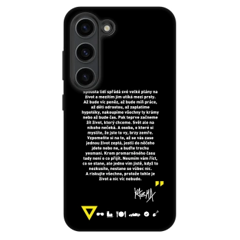 Picasee Fashion Case pro Samsung Galaxy S23+ 5G - Kazma - BUĎTE TROCHU YESMANI