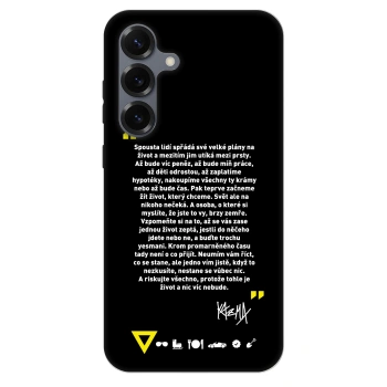 Obal pro Samsung Galaxy S25+ 5G - Kazma - BUĎTE TROCHU YESMANI