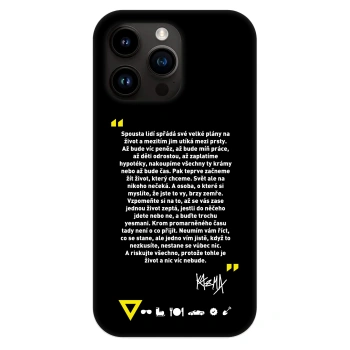 Obal pro Apple iPhone 13 Pro - Kazma - BUĎTE TROCHU YESMANI