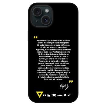 Picasee Fashion Case MagSafe Apple iPhone 15 - Kazma - BUĎTE TROCHU YESMANI