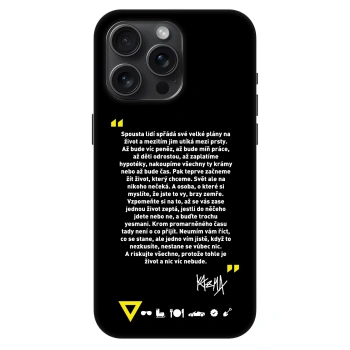 Obal pro Apple iPhone 15 Pro Max - Kazma - BUĎTE TROCHU YESMANI