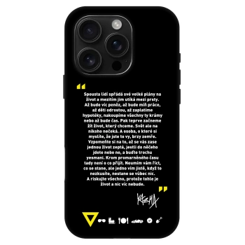 Picasee Fashion Case MagSafe Apple iPhone 16 Pro - Kazma - BUĎTE TROCHU YESMANI
