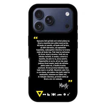 Obal pro Apple iPhone 17 Pro - Kazma - BUĎTE TROCHU YESMANI