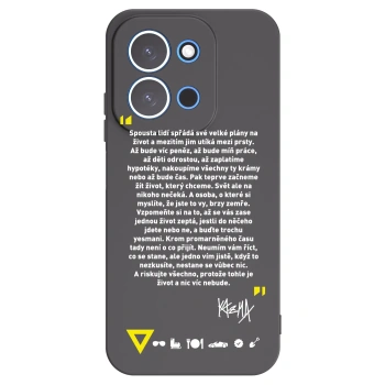 Picasee silikonový černý obal pro Xiaomi Redmi 15C 4G - Kazma - BUĎTE TROCHU YESMANI