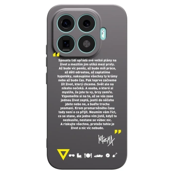 Picasee silikonový černý obal pro Xiaomi 17T - Kazma - BUĎTE TROCHU YESMANI
