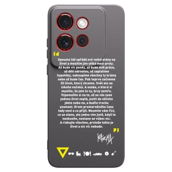 Picasee silikonový černý obal pro Motorola Edge 60 Neo 5G - Kazma - BUĎTE TROCHU YESMANI