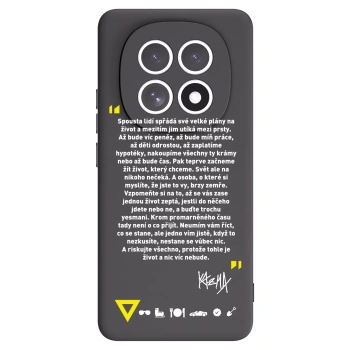 Picasee silikonový černý obal pro Xiaomi Redmi Note 15 5G - Kazma - BUĎTE TROCHU YESMANI