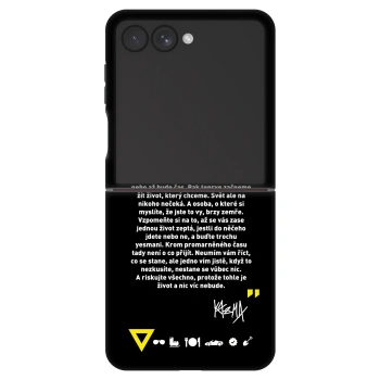 Picasee Fashion Case pro Samsung Galaxy Z Flip7 5G - Kazma - BUĎTE TROCHU YESMANI