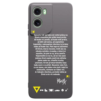 Picasee silikonový černý obal pro Motorola Moto G06 - Kazma - BUĎTE TROCHU YESMANI